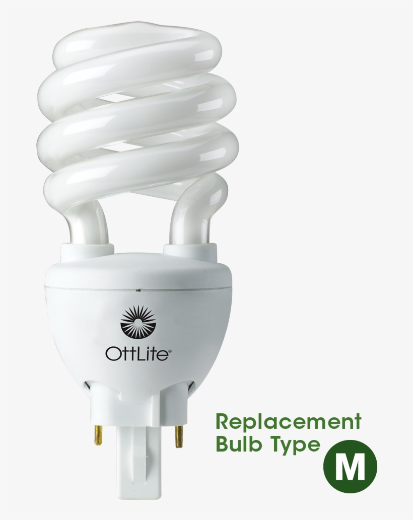 Ottlite B84j35 20watt Type M Replacement Bulb, transparent png