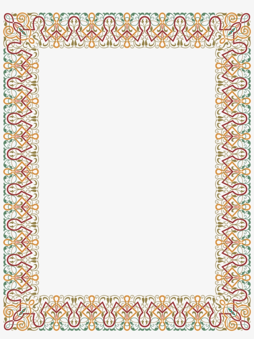 Antique Border Clipart Decorative Borders Borders And - Antique Border, transparent png