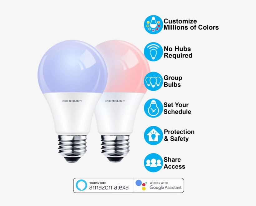 Keewifi Kisslink Wi-fi Led Smart Bulb White, Light, transparent png