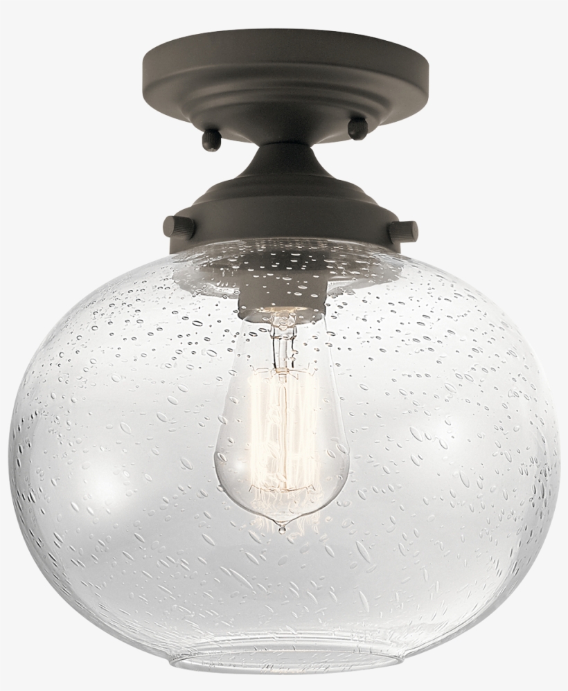 Loading Zoom - Three Posts Antioch 1-light Semi Flush Mount Finish:, transparent png