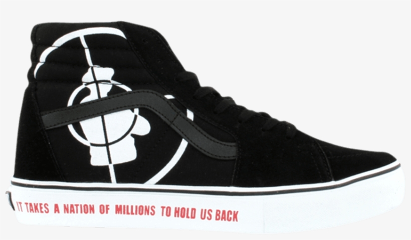 Sk8-hi Sl 'supreme Public Enemy' - Vans Sk8-hi, transparent png