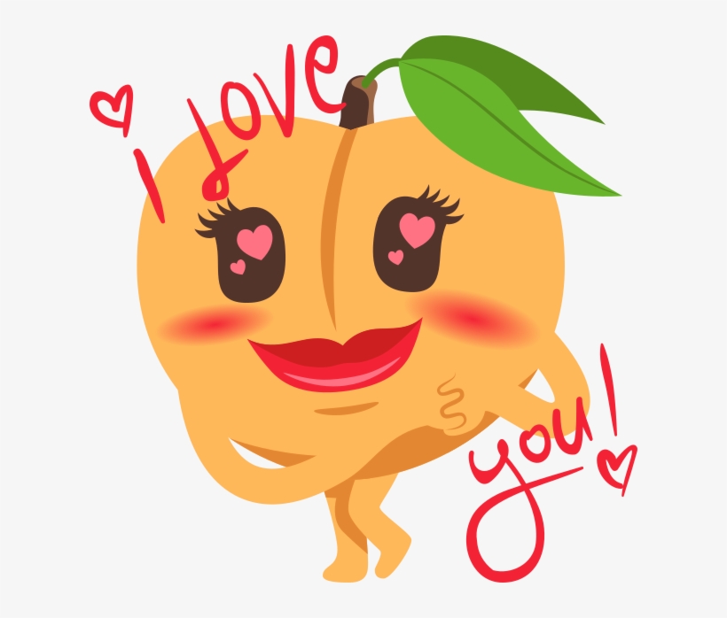 A Peach Life - Cartoon, transparent png