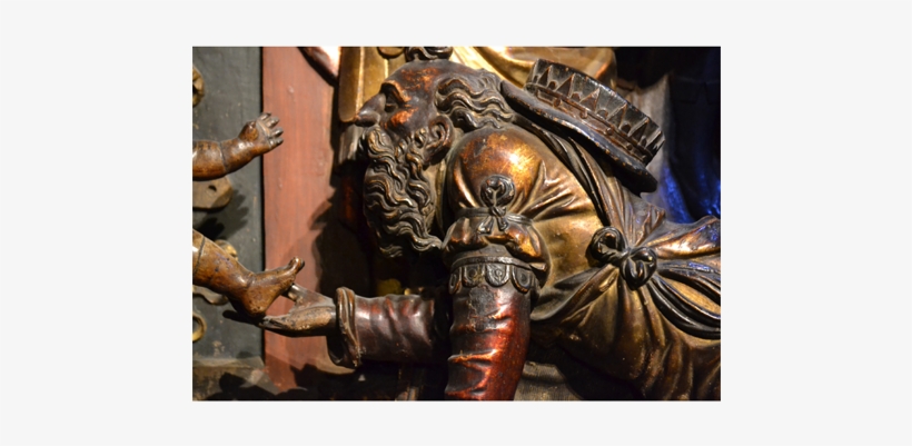 The Three Wise Men Altarpiece - Carving, transparent png