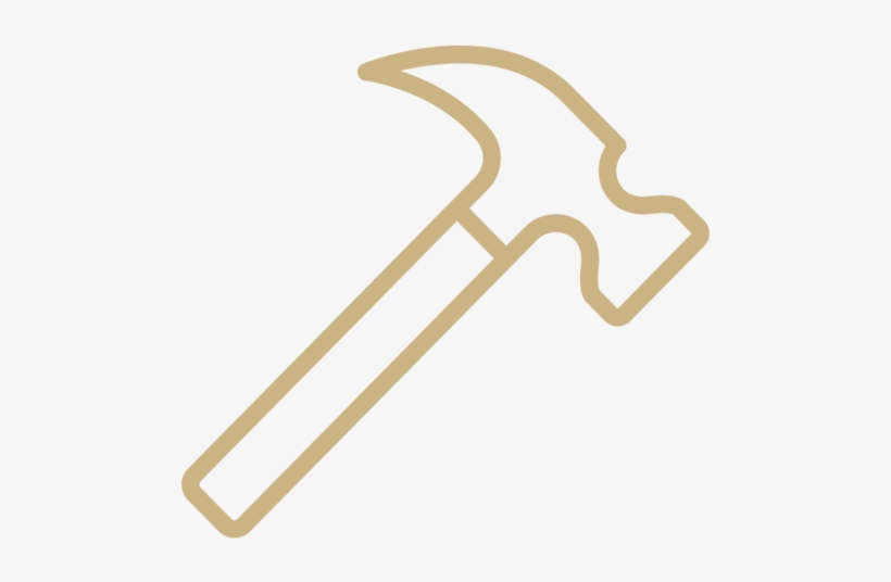 Icon-hammer - Hammer And Screwdriver Png, transparent png