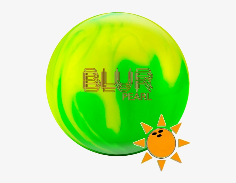 Columbia 300 Blur Pearl - Columbia 300 Blur Pearl Bowling Ball- Lemon Lime, transparent png