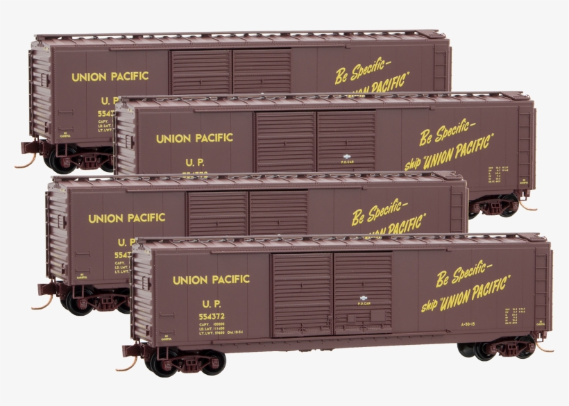 Union Pacific Rp - Accurail Ho Kit 40' Ps-1 Box, Up (3), transparent png