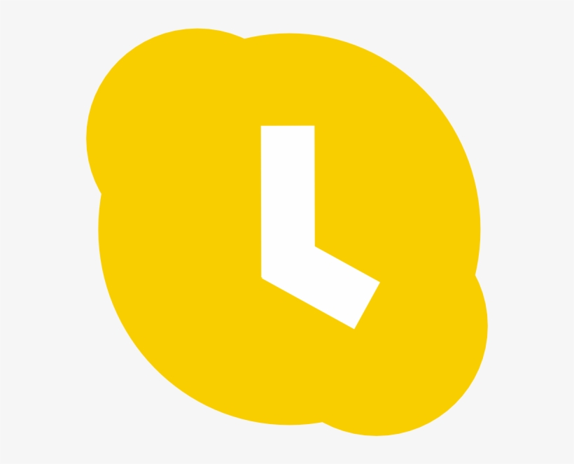 This Means You Are “away” Skype Away Status 574x583 PNG Download