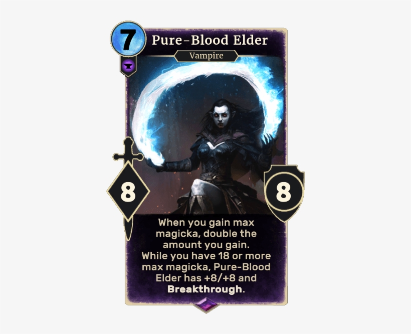 Pure-blood Elder - Elder Scrolls Legends Dragonborn, transparent png