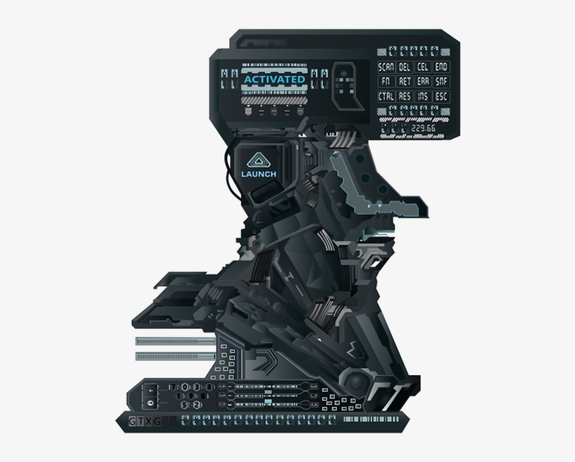 Another Futuristic Machine Concept With Some Visual - Futuristic Machine Png, transparent png