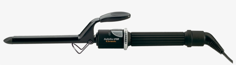 Black Ceramic Spring Curling Iron 1/2 Inch - Ceramic, transparent png