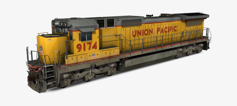 Union Pacific 5 Pack - C44 9w Csx Train Png, transparent png