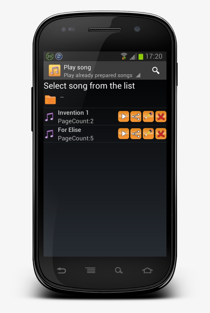 If You Than Click To Any Srz File, Song Reader Will - Song Playing Mobile Screen, transparent png