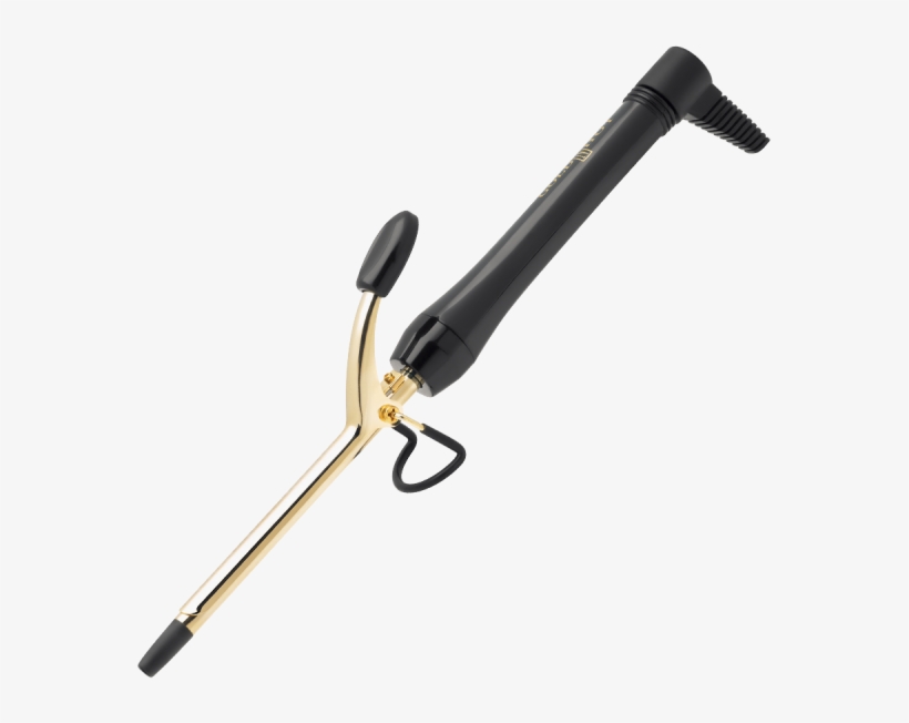 Gold 'n Hot 3/8" Professional 24k Gold Spring Curling - Gold ‘n Hot 3/8" Curling Iron, transparent png
