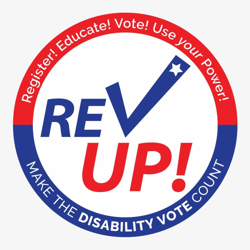 Logo Of The Revup Campaign - National Disability Voter Registration Week 2018, transparent png