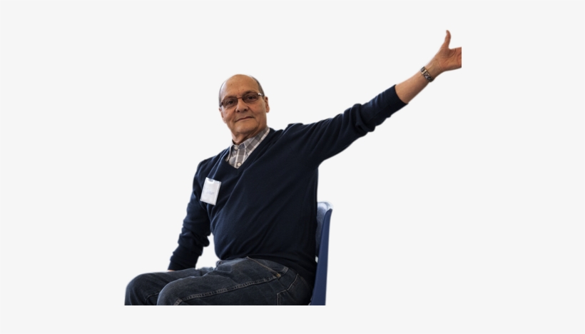 Sharing Dance With Seniors - Sitting, transparent png