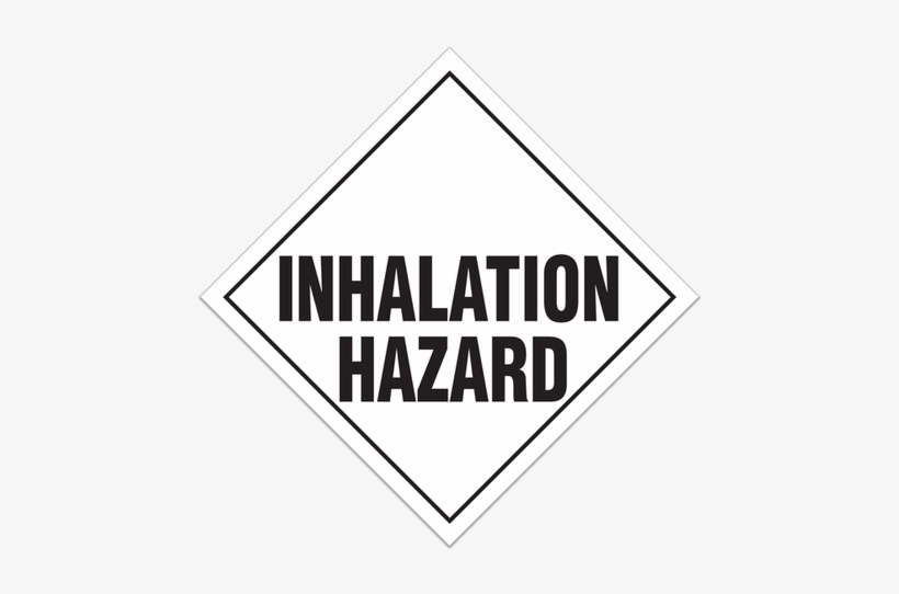 6.1 Poison Inhalation Placard, transparent png
