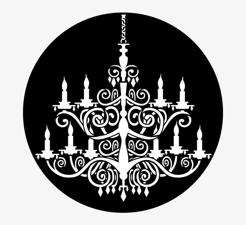 Victorian Chandelier - Laser Cut Chandelier Template, transparent png