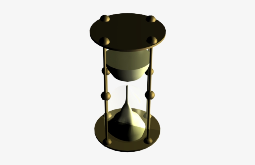 Sand Timer 3ds Max Model - Clock, transparent png