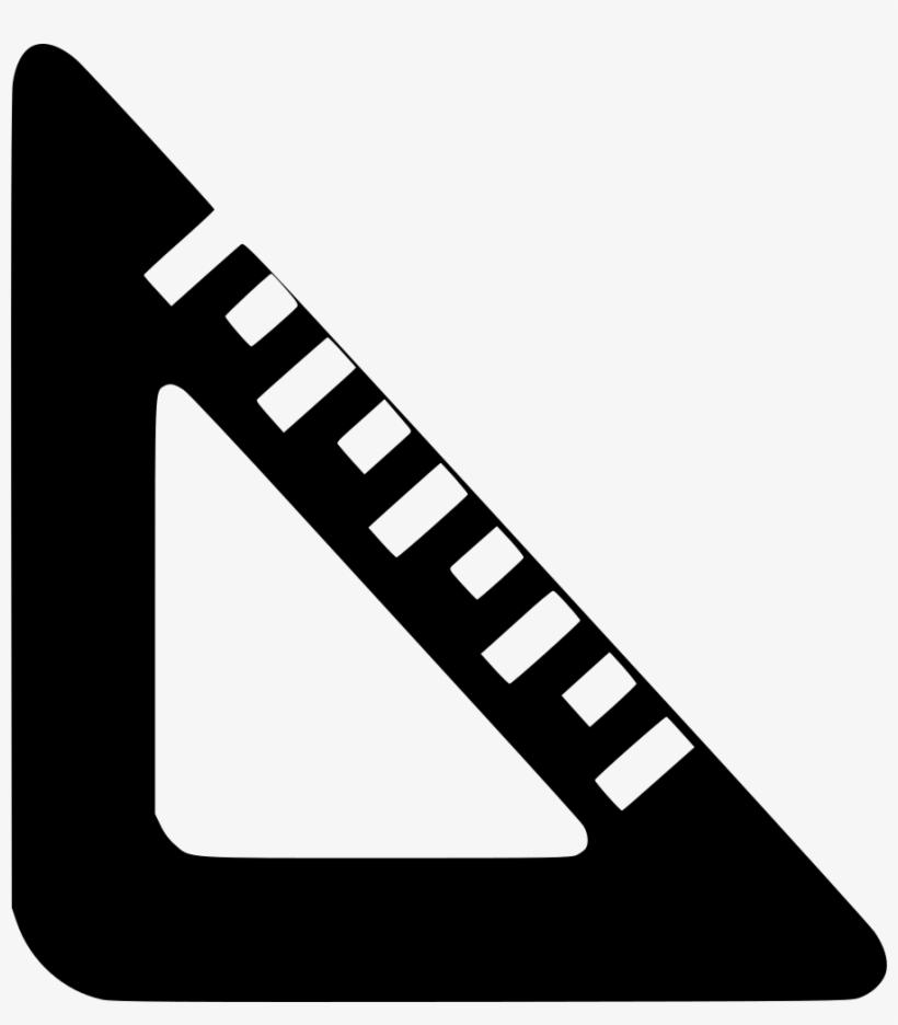 Png File - Triangle Ruler Icon, transparent png