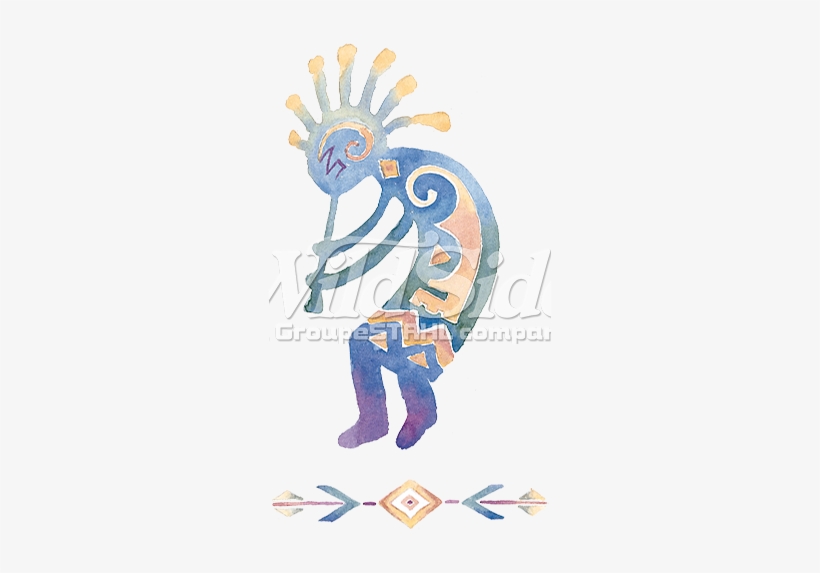 Sw Kokopelli - Mountain Native American Indian Tribe Kokopelli Fleece, transparent png