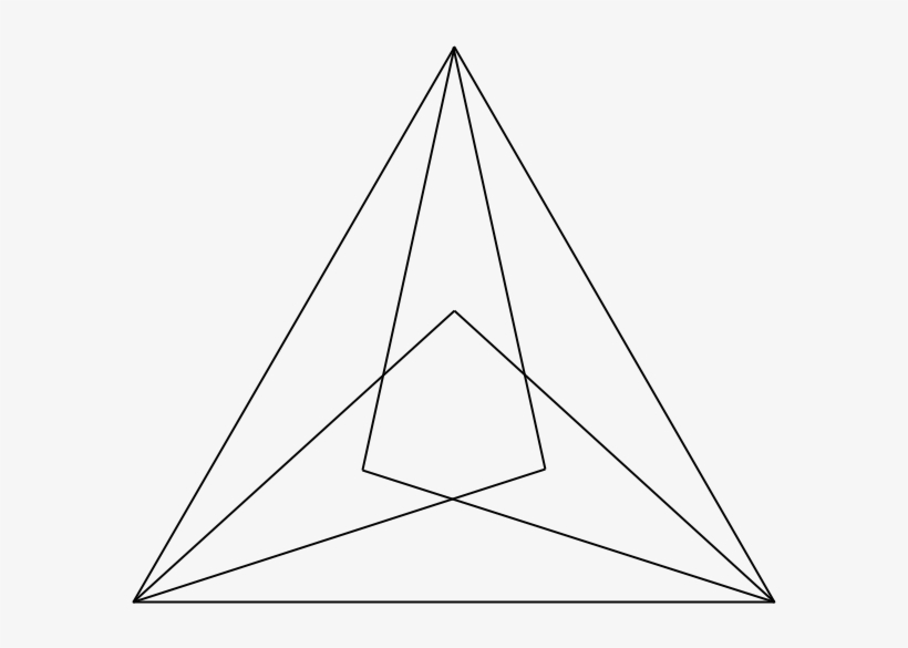 It's Kind Of Venn Diagram Y But With All Straight Lines - Triangle, transparent png
