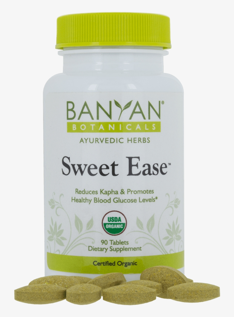 Sweet Ease 90 Tablets 500 Mg Banyan Botanicals - Banyan Botanicals Tranquil Mind - 90 Tabs, transparent png