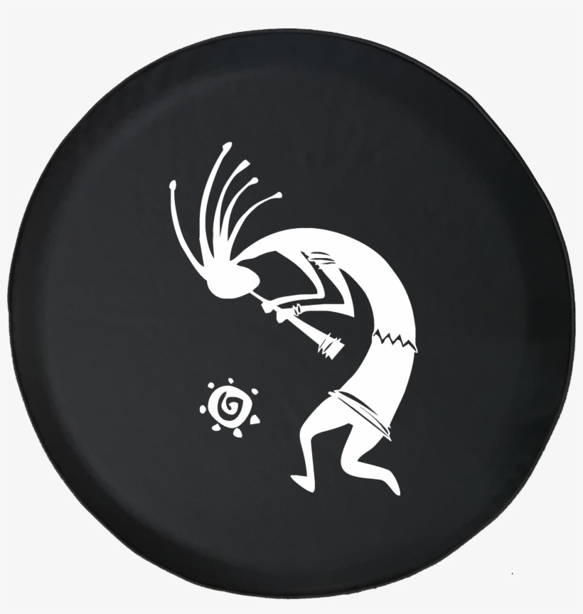 Kokopelli Flute Tribal Sun Offroad Jeep Rv Camper Spare, transparent png