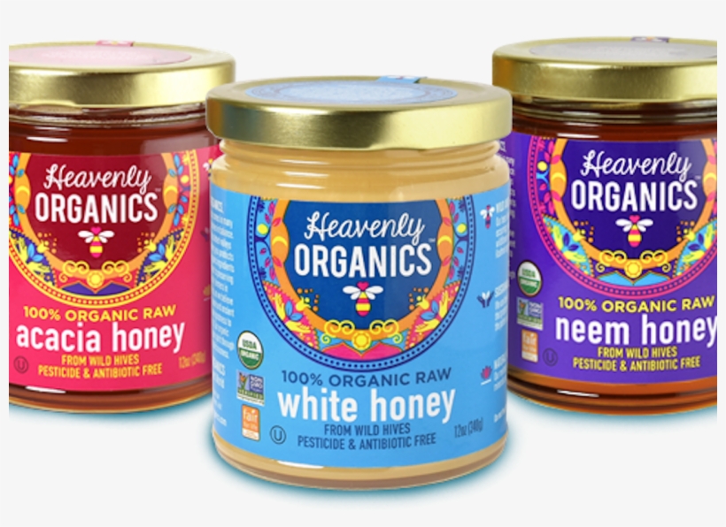 Food And Politics - Heavenly Organics 100% Organic Raw White Honey, 12, transparent png
