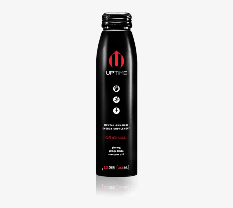 Up Time Energy Drink - Uptime Energy Supplement, Ginseng - 12 Fl Oz Bottle, transparent png