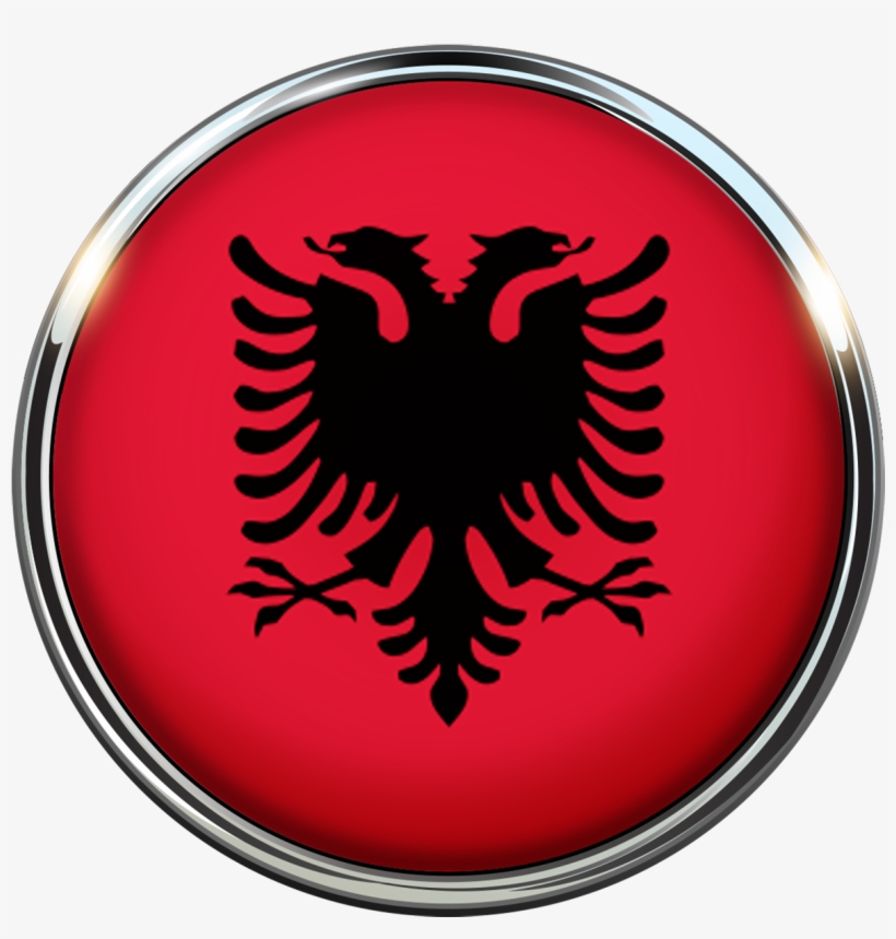Albania Flag Circle Free Image 1524415 - Albanian Flag Circle, transparent png