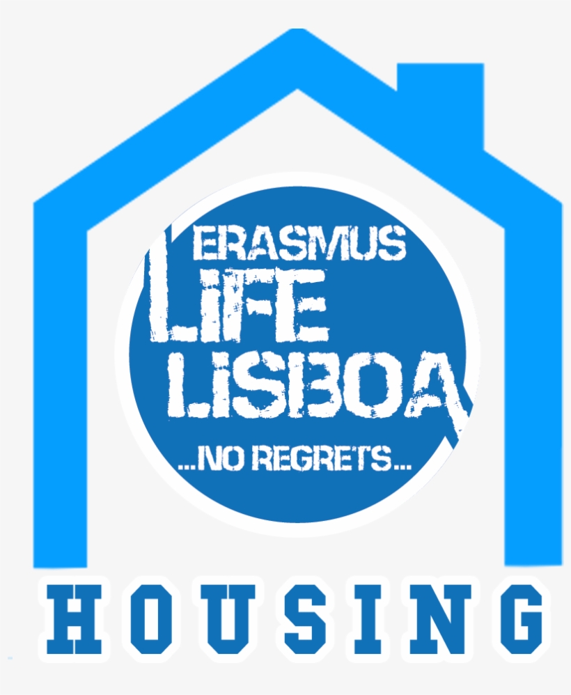 House And Swooshes Logo - Erasmus Life Lisboa Logo, transparent png