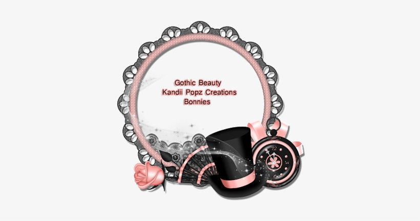 Bonnies Creations Used My Gothic Beauty Kit To Create - Picture Frame, transparent png