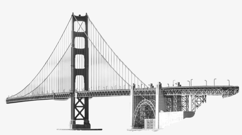 Leave - Golden Gate Bridge, transparent png