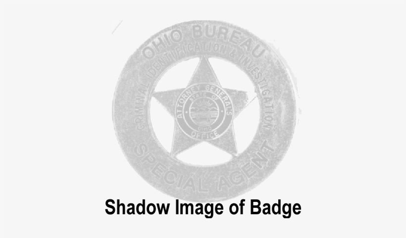 Ohio Bureau Special Agent Circular Badge - Emblem, transparent png
