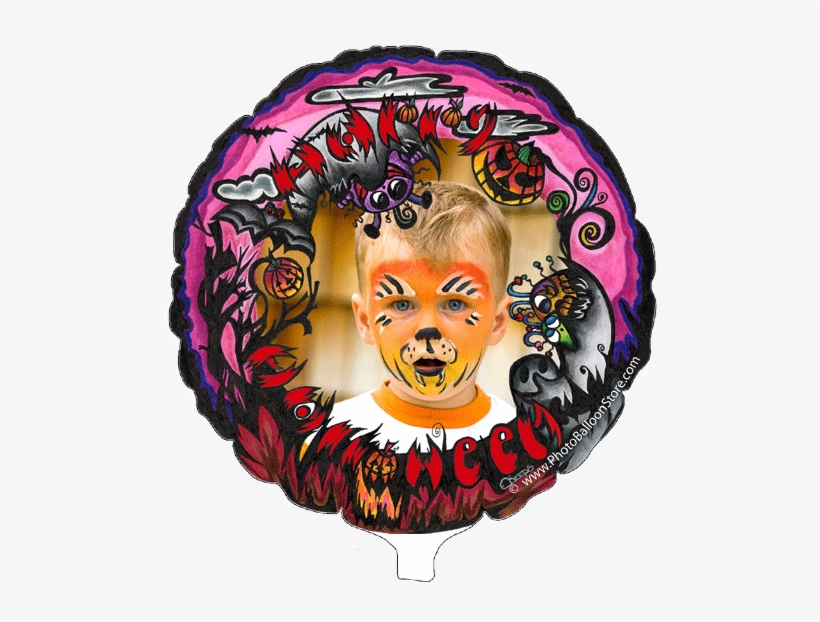 Kreepy Krepmonsters™ Halloween Art Balloon - Face Painting Bambini, transparent png