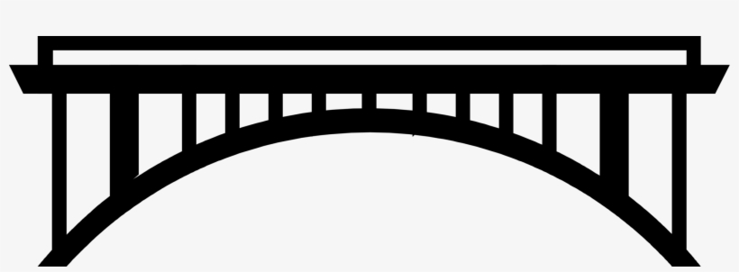 Vector Illustration Of Suspension Bridge Symbol - Bridge Symbol, transparent png
