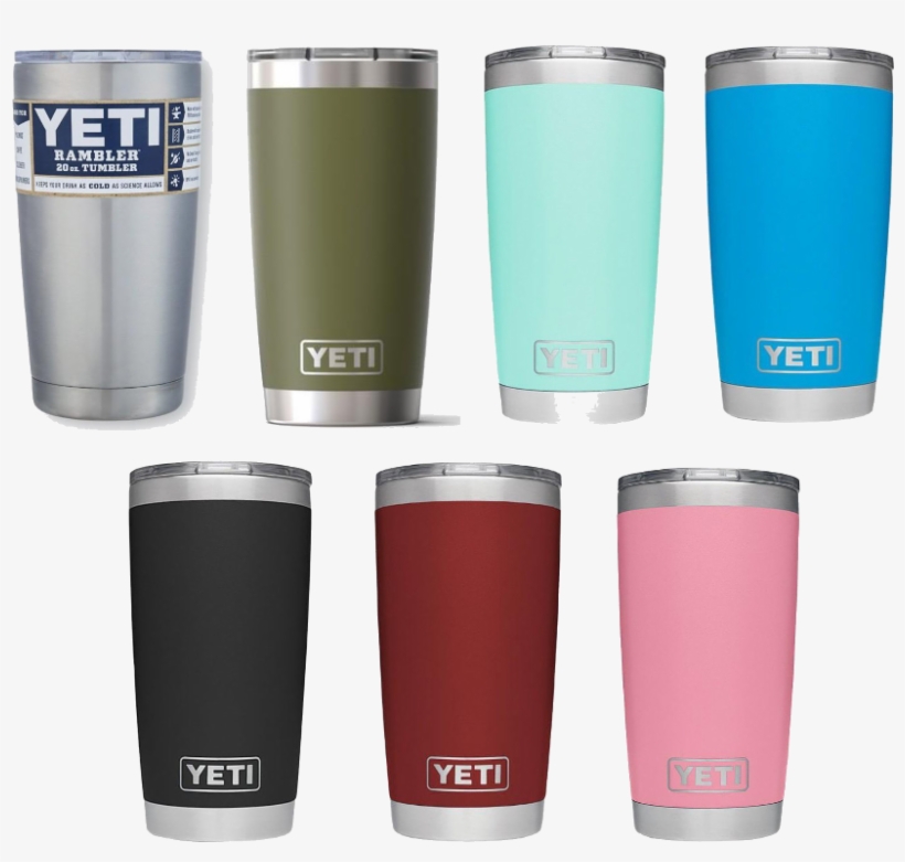 Yeti 20oz Rambler Yeti Coolers Rambler Tumbler, Stainless Steel, 30oz