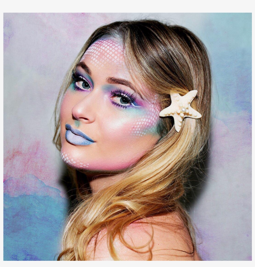 Halloween Makeup Mermaid, transparent png