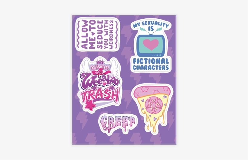 Pastel Kawaii Internet Sticker/decal Sheet - Pastel Stickers, transparent png