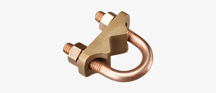 U Bolt Clamp For Earth Rods - Copper U Bolt Clamp, transparent png
