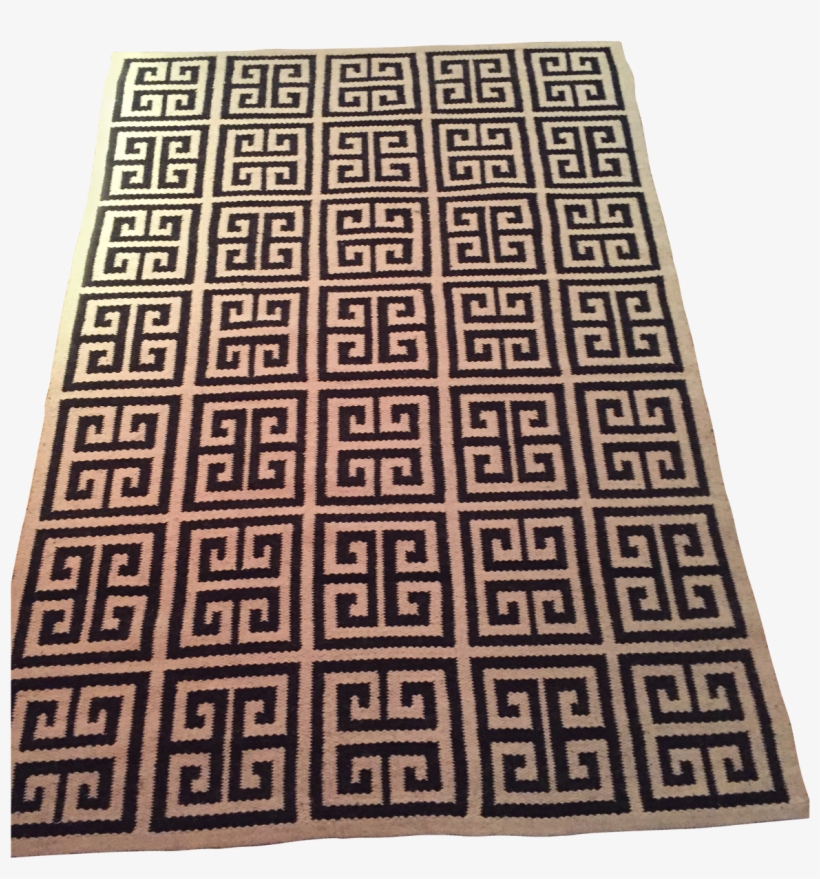 Awesome Viyet Designer Furniture Rugs Jonathan Adler - Blue Greek Key Table Cloth, transparent png