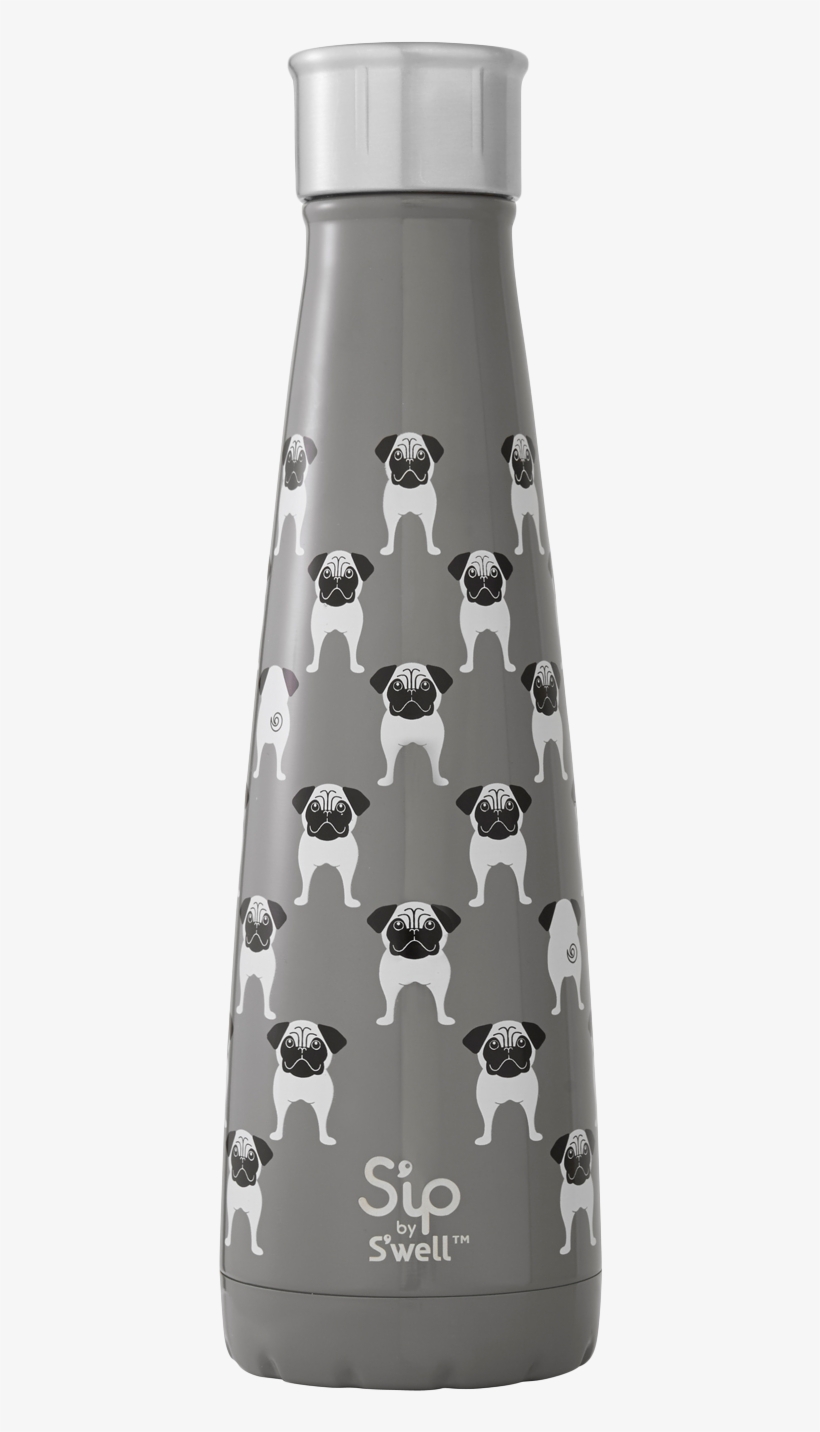 S'ip X S'well Pug Life, 450ml - Sip By Swell Pug Life, transparent png