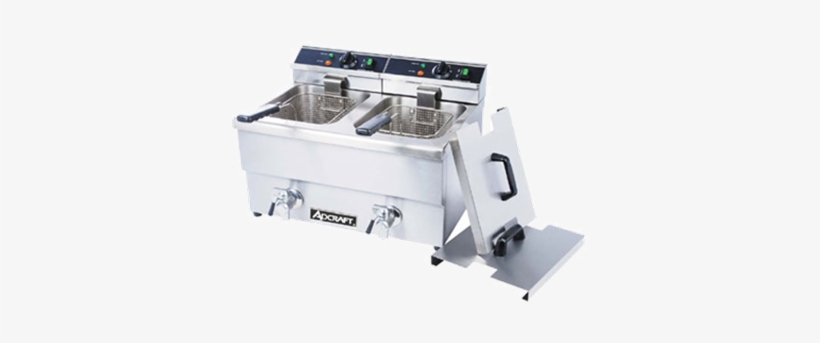 Adcraft Countertop Double Fryer 25 Lb, transparent png