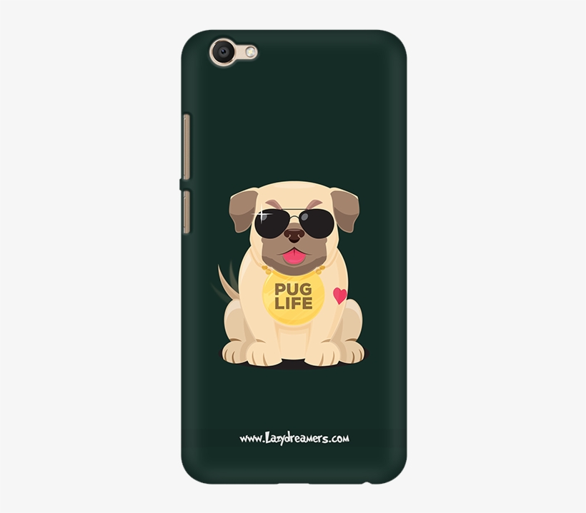 Pug Life T-shirt, transparent png