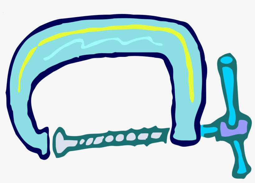 This Free Icons Png Design Of Roughly Drawn G Clamp, transparent png