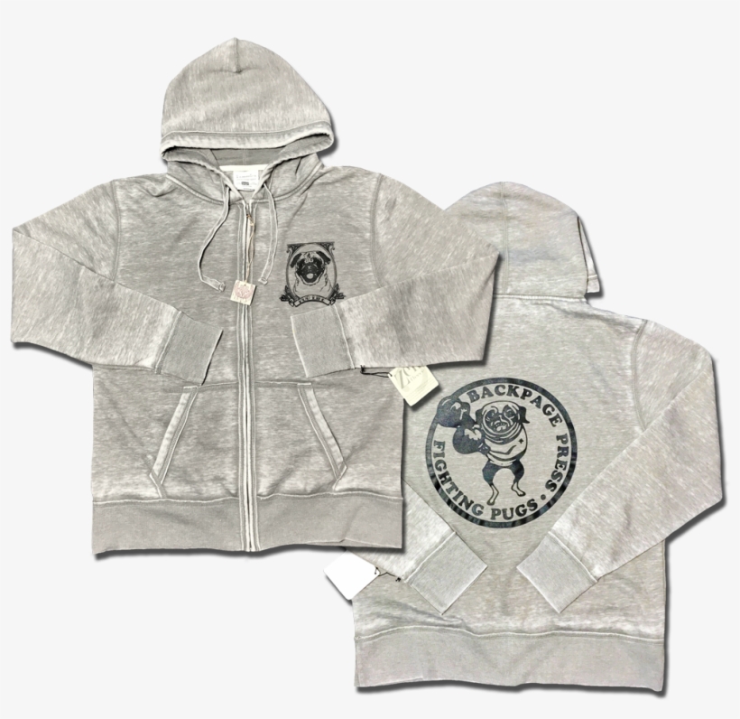 Image Of Pug Life Hoodie - Pug, transparent png