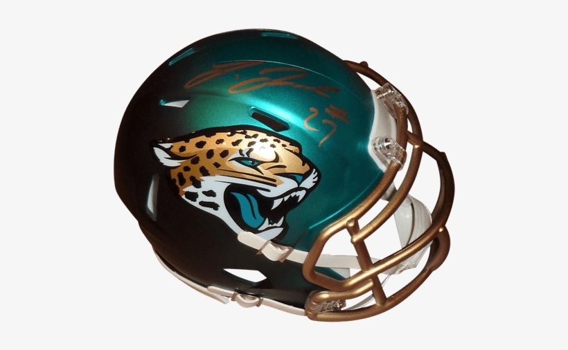 Leonard Fournette Autographed Jacksonville Jaguars - Blake Bortles Autographed Helmet - Authentic Speed, transparent png