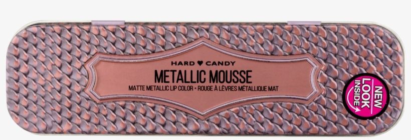 Hard Candy Metallic Mousse Velvet Matte Lip Tin, 1196 - Acupressure Mat, transparent png