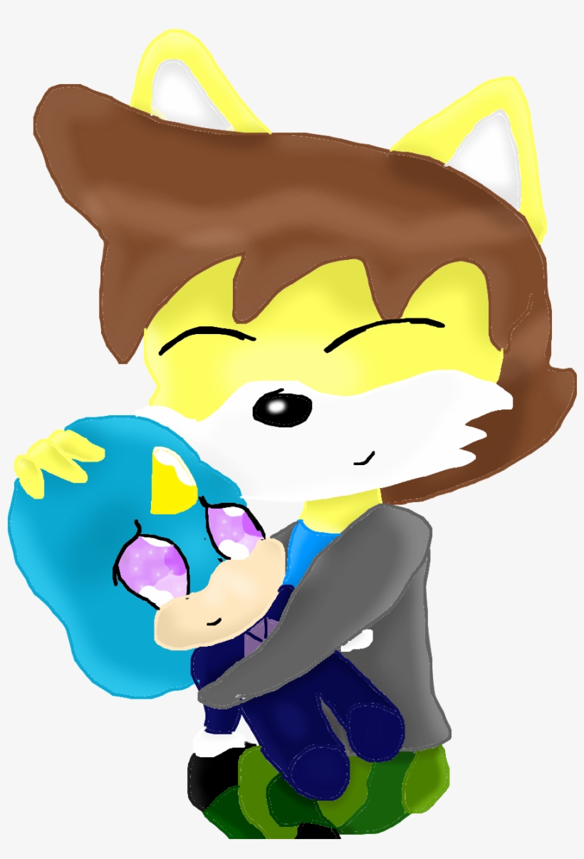Blackhawk Hugs Volk - Cartoon, transparent png