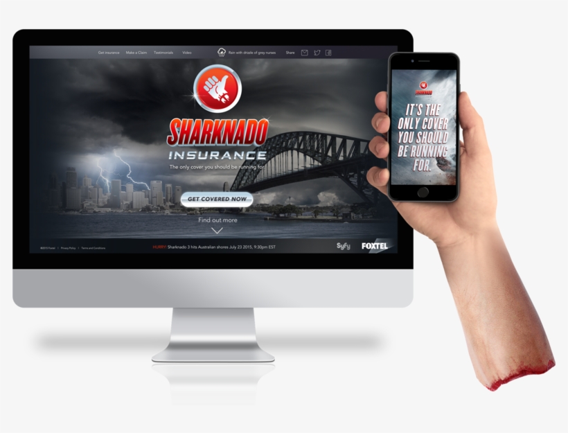 Sharknado Desktop, transparent png